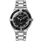 Invicta Women's Angel Collection 36mm Quartz Watch in Stainless Steel and Black Dial
