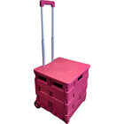 Odyssey Foldable Carry & Storage Cart - Burgundy