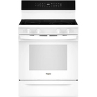 Whirlpool 30" Electric Smart Range with Air Cooking Technology - White