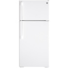 GE 16.6 CuFt Top-Mount Refrigerator in White with Dairy Compartment