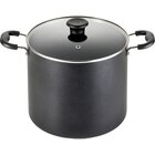 T-Fal 12 Quart Essentials Nonstick Stockpot - Black
