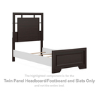 Signature Design by Ashley Covetown Twin Panel Headboard/Footboard and Slats