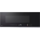 LG 1.3 CuFt Smart 550 CFM Low Profile Over-the-Range Microwave Oven in Stainless Steel