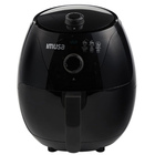 IMUSA 3.3 Quart Electric Air Fryer in Black with Temperature Control