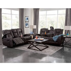 Cheers Cowboy Dual Reclining Sofa with Dropdown Table & Glider Loveseat