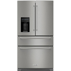 KitchenAid 26.2 Cu. Ft. Multi-Door French Door Refrigerator with Platinum Interior - PrintShield Stainless