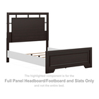 Signature Design by Ashley Covetown Full Panel Headboard/Footboard and Slats