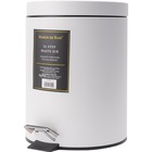 Core Home 5L Metal Step Waste Bin - White