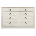 Signature Design by Ashley Willowton 6 Drawer Dresser