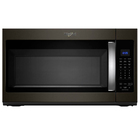 Whirlpool 1.9 Cu. Ft 1000 Watt Steam Over-the-Range Microwave Oven - Black Stainless Steel