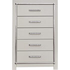 Signature Design by Ashley Zyniden 5-Drawer Chest - Silver