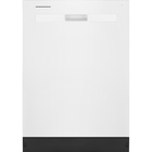 Whirlpool 55 dBA Sanitize Top Control Dishwasher in White with Adjustable Upper Rack