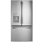GE 20.6 CuFt Counter-Depth Smart French-Door Refrigerator in Fingerprint Resistant Stainless Steel