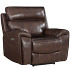 Amalfi Bandera Power Recliner - Espresso