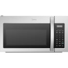 Midea 1.7 CuFt 1000 Wattage Over-the-Range Microwave in Stainless Steel