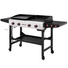 Royal Gourmet 4 Burner Propane Gas Grill and Griddle Combo with Folding Legs