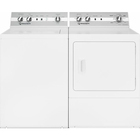Speed Queen 3.2 CuFt Classic Top Load Washer with 7.0 CuFt Front Load Electric Dryer in White