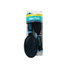 Scunci 2-Pack Pro Full & Mid-Size Nylon Cushion Brush Set - Black