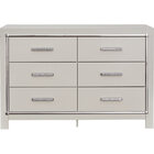 Signature Design by Ashley Zyniden 6-Drawer Dresser - Silver
