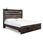 Signature Design by Ashley Drystan Queen Brown Bed with Storage