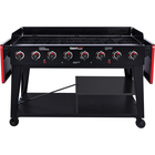 Royal Gourmet 8-Burner Gas Grill with Foldable Side Tables