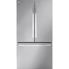 LG 27 CuFt Smart Bottom Mount Refrigerator in Stainless Steel with Modern Sleek Design