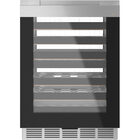 Cafe 4.7 CuFt 46-Bottle Dual Zone Wine Center in Platinum Glass