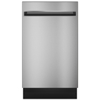 GE Profile 18" Wide 47 dBA Dishwasher with Sanitize Cycle - Stainless Steel
