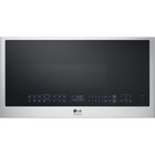 LG 1.7 CuFt Smart 1550 Wattage Over-the-Range Microwave in Stainless Steel with Air Fry