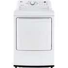 LG 7.3 CuFt Smart Ultra Large White Electric Dryer with Sensor Dry