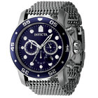 Invicta 48mm Pro Diver Men's Quartz Watch - Blue Dial/Stainless Steel Band