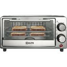 Kitchen Elite 4-Slice Toaster Oven – Compact Countertop Oven with Bake Tray & Wire Rack