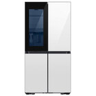Samsung Bespoke 29 Cu. Ft. 4 Door Flex Refrigerator with Beverage Zone - White Glass